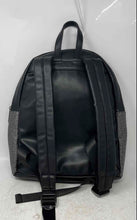 Load image into Gallery viewer, Guess Womens Black Gray Monogram Print Adjustable Shoulder Strap Backpack
