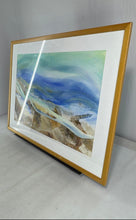 Load image into Gallery viewer, Home Decorative Framed Mixed Media Reef Tide Art Painting By Sonja Johnson
