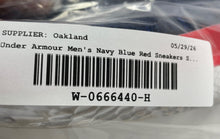 Load image into Gallery viewer, Under Armour Mens Flow Velociti Wind Navy Blue Red Sneaker Shoes Size 11.5

