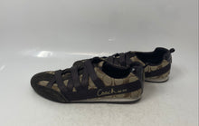 Load image into Gallery viewer, Coach Womens Harmonie Brown Logo Print Round Toe Sneaker Shoes Size 8.5
