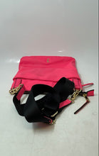 Load image into Gallery viewer, Juicy Couture Womens Pink Faux Leather Adjustable Strap Double Zip Crossbody Bag
