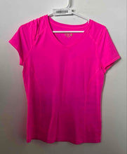 Load image into Gallery viewer, Lilly Pulitzer Womens Pink Short Sleeve V-Neck Sports Luxletic T-Shirt Size M
