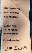 Load image into Gallery viewer, Psycho Bunny Mens Blue Short Sleeve Collared Button Front Polo Shirt Size Large
