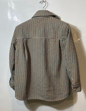 Load image into Gallery viewer, H&amp;M Womens Multicolor Houndstooth Long Sleeve Collared Jacket Size S
