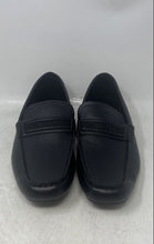 Load image into Gallery viewer, Calvin Klein Mens Black Leather Moc Toe Slip-On Driving Loafer Shoes Size 10
