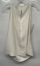 Load image into Gallery viewer, Ann Taylor Womens Beige Sleeveless Keyhole Scoop Neck Tank Blouse Top Size L
