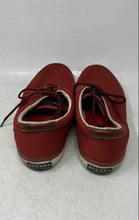 Load image into Gallery viewer, Sperry Mens Red White Canvas Round Toe Lace-Up Sneakers Shoes Size 13M
