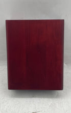 Load image into Gallery viewer, Stuart Austin Quartz Mahogany Book Roman Numerals Desk Clock Not Tested
