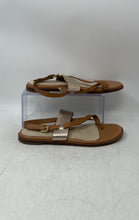 Load image into Gallery viewer, Cole Haan Womens G.OS Anica Beige Leather Buckle Thong Sandals Size 8.5B

