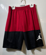 Load image into Gallery viewer, Jordan Boys Black Red Jumpman Elastic Waist Basketball Athletic Shorts Size M
