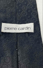 Load image into Gallery viewer, Pierre Cardin Mens Black Geometric Print Adjustable Long Designer Tie
