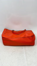 Load image into Gallery viewer, Calvin Klein Womens Orange Logo Inner Pocket Double Handle Tote Handbag
