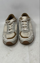 Load image into Gallery viewer, Michael Kors Womens Gray And White Low Top Lace-Up Sneakers Shoes Size 8M

