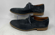Load image into Gallery viewer, Topman Mens Navy Blue Suede Round Toe Lace-Up Derby Dress Shoes Size 9
