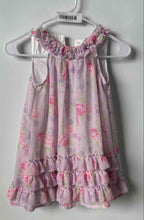 Load image into Gallery viewer, Blueberi Boulevard Girls Pink Floral Sleeveless Back Keyhole Summer Dress Size 5
