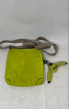 Load image into Gallery viewer, Kipling Womens Green Monkey Charm Pockets Adjustable Strap Mini Crossbody Bag
