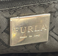 Load image into Gallery viewer, Authentic Furla Womens Black Bottom Studs Double Handle Shoulder Handbag Worn
