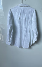 Load image into Gallery viewer, Gap Womens White Cotton Long Sleeve Poplin The Big Button-Up Shirt Size L
