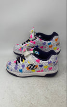 Load image into Gallery viewer, Heelys Kids Dual Up X2 White Purple Pink Hook &amp; Loop Sneaker Shoes Size 5 Youth
