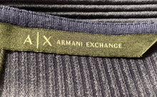 Load image into Gallery viewer, Armani Exchange Womens Blue Round Neck Short Sleeve Pullover A-Line Dress Sz XS
