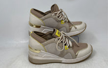 Load image into Gallery viewer, Michael Kors Womens Brown Beige Gold Lace-Up Sneakers Shoes Size 7.5M
