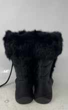 Load image into Gallery viewer, Coach Womens Jennie Black Monogram Round Toe Lace-Up Snow Boots Size 6 1/2 B
