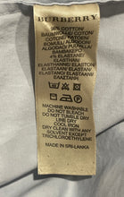 Load image into Gallery viewer, Authentic Burberry London Womens Gray Long Sleeve Button-Up Shirt Size L
