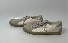 Load image into Gallery viewer, Shu Shop Womens Paula White Leather Lace-Up Low Top Sneaker Shoes Size 9.5
