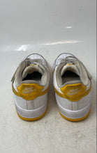 Load image into Gallery viewer, Nike Kids Force 1 Low EasyOn White Yellow Low Top Sneaker Shoes Size 2Y
