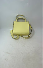 Load image into Gallery viewer, Guess Womens Yellow Sarita Girlfriend Leather Adjustable Strap Crossbody Bag

