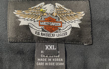 Load image into Gallery viewer, Harley-Davidson Mens Beige Black Legendary Motorcycles Button-Up Shirt Size XXL
