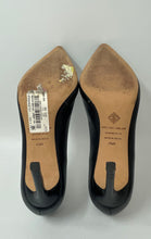 Load image into Gallery viewer, Antonio Melani Womens Lillian Black Leather Pointed Toe High Pump Heels Sz 6.5M
