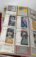 Load image into Gallery viewer, Lot Of Assorted MLB Baseball Sports Trading Cards In Red Collector's Card Album
