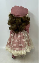 Load image into Gallery viewer, Vintage Dynasty Doll Collection Curly Hair Brown Eyes Porcelain Doll
