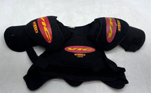 Load image into Gallery viewer, Vic Pro 450 Black Orange Ice Hockey Shoulder Pads Chest Protector Guard XL
