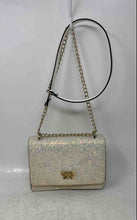 Load image into Gallery viewer, Aldo Womens Karlowa Pearl White Glitter Chain Strap Push Lock Crossbody Purse
