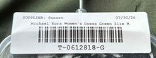 Load image into Gallery viewer, Michael Kors Womens Green Keyhole Sleeveless Maxi Dress Size Medium
