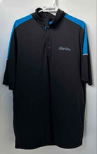 Load image into Gallery viewer, Genuine Merchandise Mens Black Short Sleeve Miami Marlins Polo Shirt Size XL
