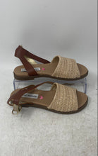 Load image into Gallery viewer, Steve Madden Girls Denny Brown Open Toe Adjustable Ankle Strap Sandals Size 13 M
