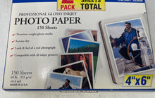 Load image into Gallery viewer, Pack Of 2 Kirkland Signature 4X6 Inkjet Photo Paper 300 Sheets Factory Sealed
