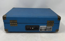 Load image into Gallery viewer, Crosley CR8005A-RB1 Blue Bluetooth Portable Turntable Record Player Not Tested
