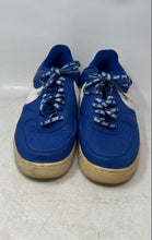 Load image into Gallery viewer, Nike Mens Air Force 1 823511-405 Blue White Lace-Up Sneaker Shoes Size 9.5
