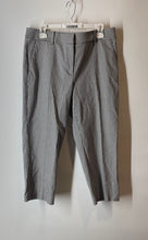 Load image into Gallery viewer, Loft Womens White Black Check Flat Front Straight Leg Dress Pants Sz 12P w/ Tags
