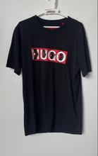 Load image into Gallery viewer, Hugo Boss Mens Black Cotton Short Sleeve Crew Neck Pullover T-Shirt Size L
