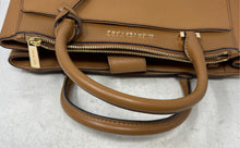 Load image into Gallery viewer, Michael Kors Womens Gibson Brown Saffiano Leather Double Handle Satchel Bag
