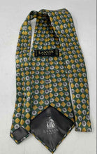 Load image into Gallery viewer, Lanvin Paris Mens Multicolor Geometric Print Silk Adjustable Formal Designer Tie

