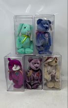 Load image into Gallery viewer, Lot Of 5 Pcs Ty Beanie Babies Multicolor Millennium Bear Plush Toy
