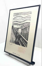 Load image into Gallery viewer, Edvard Munch The Scream Black Frame Wall Hanging Decorative Modern Art Print
