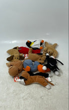 Load image into Gallery viewer, Lot Of 9 Pcs Ty Teenie Beanie Babies Mixed Variety Animal Plush Toy Collection
