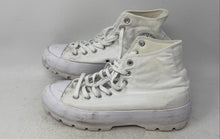 Load image into Gallery viewer, Converse Womens Chuck Taylor All Star Lugged Hi White Sneaker Shoes Size 10
